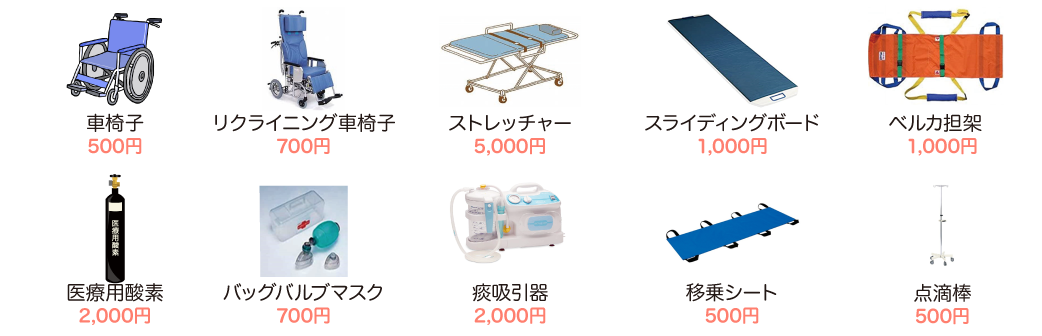 福祉器具使用料金